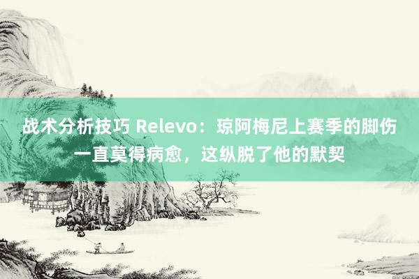 战术分析技巧 Relevo：琼阿梅尼上赛季的脚伤一直莫得病愈，这纵脱了他的默契